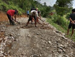 Desa Pahlawan Ratu Bangun Jalan Sentra Produksi Pertanian Untuk Dorong Ketahanan Pangan.