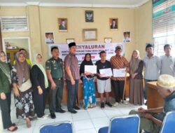 Penyaluran BLT-DD Desa Air Dingin Membantu Penderita Penyakit Menahun Dan Lansia Menjelang Lebaran.