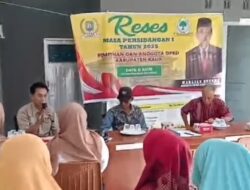 Marlian Efendi Serap Aspirasi Warga Air Long Dan Linau.