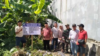 Desa Air Dingin Mulai Pembangunan Talud Penahan Banjir Sungai Air Dingin