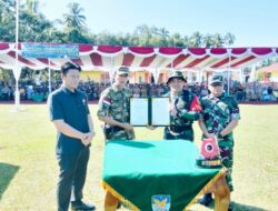 Upacara Pembukaan TMMD Ke-124 Resmi Digelar Di Desa Bandu Agung