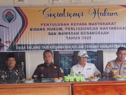 Talang Tais Gelar Sosialisasi Hukum, Lindungi Masyarakat