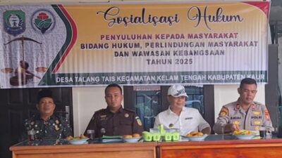 Talang Tais Gelar Sosialisasi Hukum, Lindungi Masyarakat