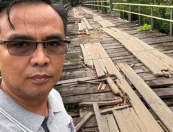 Mardianto Tinjau Jembatan Rusak Di Desa SP 3