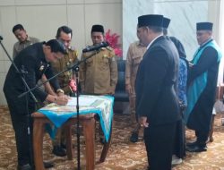 Bupati Kaur Gusril Pausi, M. AP Lantik 21 Pejabat Eselon II, III, dan IV