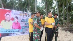 Polres Kaur Bersih Pantai, Kapolres Ajak Peduli Lingkungan