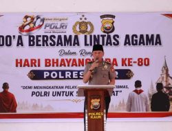Polres Kaur Gelar Do’a Bersama Lintas Agama