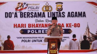Polres Kaur Gelar Do’a Bersama Lintas Agama