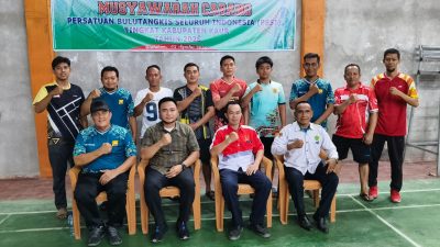 Rio Chandra Terpilih Aklamasi Pimpin PBSI Kabupaten Kaur