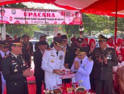 Semangat Kemerdekaan, Kapolres Kaur Hadiri Upacara HUT RI Ke-81