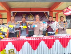 Polres Kaur Ungkap Lima Kasus Kriminal Dan Kasus Narkoba