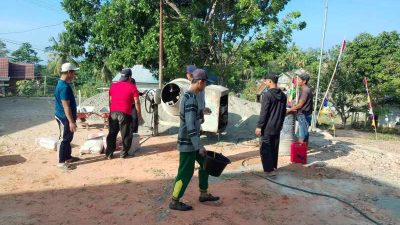 Pembangunan Parkiran Kantor Desa Bukit Indah Rampung, Wujudkan Pelayanan Nyaman